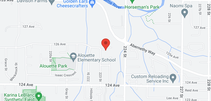 map of 22324 126 AVENUE
